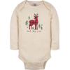 imageGerber Unisex Baby 6 Pack Longsleeve Onesies BodysuitMoose