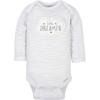 imageGerber Unisex Baby 6 Pack Longsleeve Onesies BodysuitSheep Grey