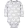 imageGerber Unisex Baby 6 Pack Longsleeve Onesies BodysuitSheep Grey