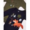 imageGerber babyboys 5pack Short Sleeve Variety Onesies BodysuitsBlue Fox