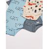 imageGerber babyboys 5pack Short Sleeve Variety Onesies BodysuitsBlue Fox