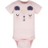 imageGerber babygirls 8pack Short Sleeve Onesies BodysuitsBear Pink
