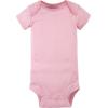 imageGerber babygirls 8pack Short Sleeve Onesies BodysuitsLeopard Pink
