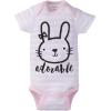 imageGerber babygirls 8pack Short Sleeve Onesies BodysuitsPink Bunny