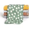 imageGerber Baby Unisex Muslin Burp Cloths 5Pack Multi Pink Floral Large Size 20quot x 10quotMulti Teal Dots