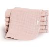 imageGerber Baby Unisex Muslin Burp Cloths 6Pack Teal Large Size 20quot x 10quotPink