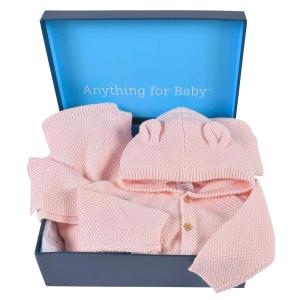 imageGerber Unisex Baby 3Piece Knit Clothing Gift Set Navy 36 MonthsPink