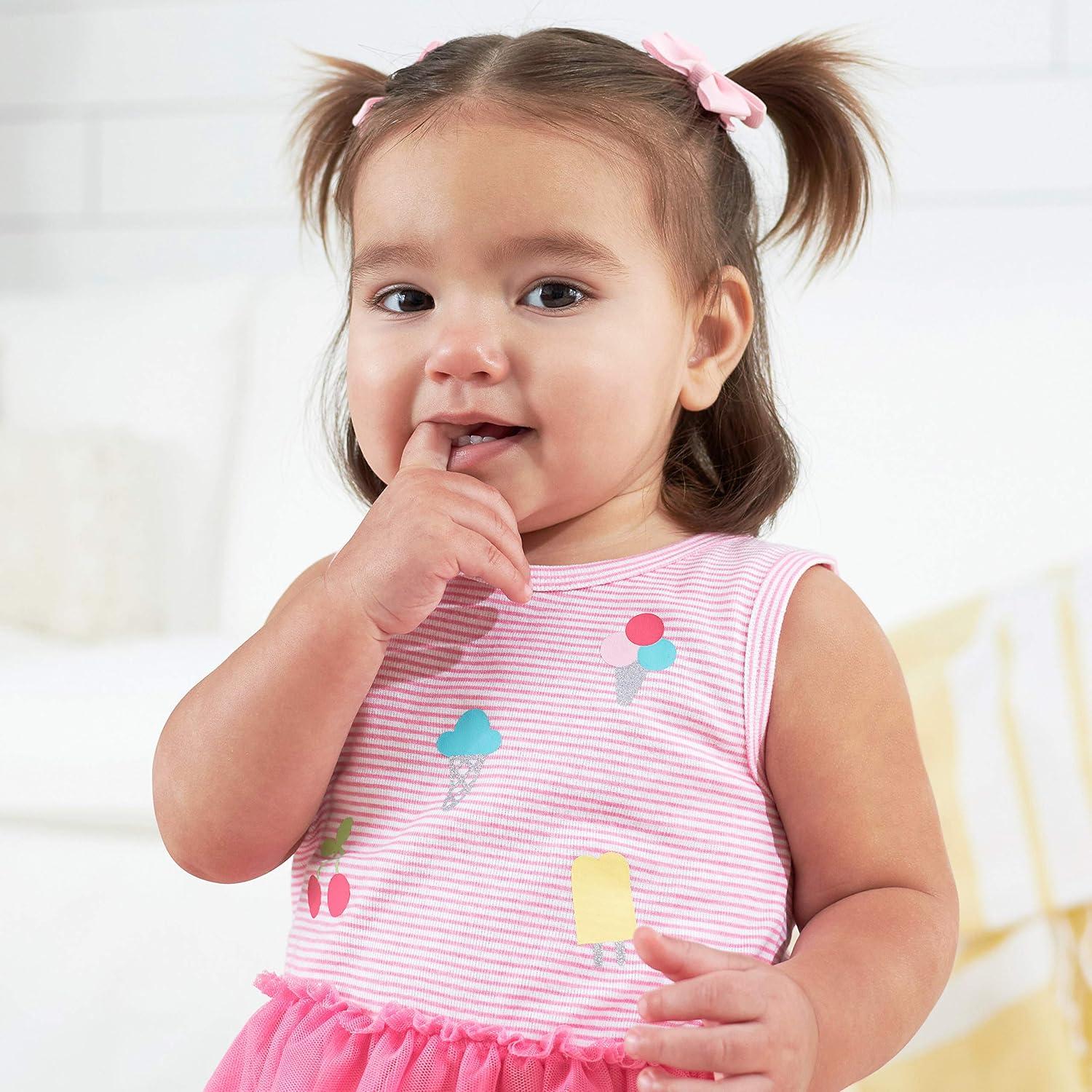 imageGerber Baby Girls 2Piece Tulle Dress and Diaper Cover