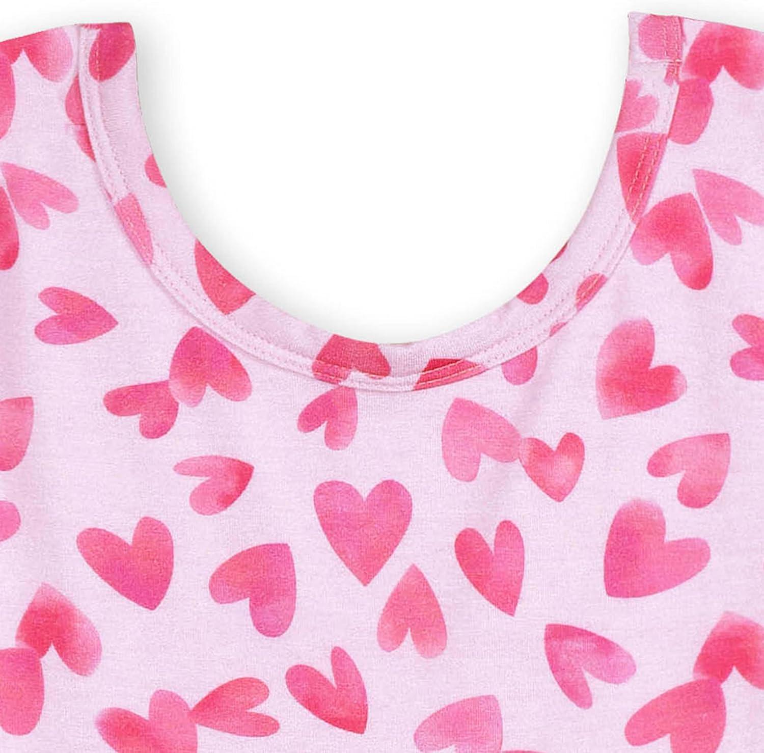 imageGerber Baby Girls Toddler Buttery Soft Short Sleeve Twirl Dress with Viscose Made from EucalyptusHeart Felt