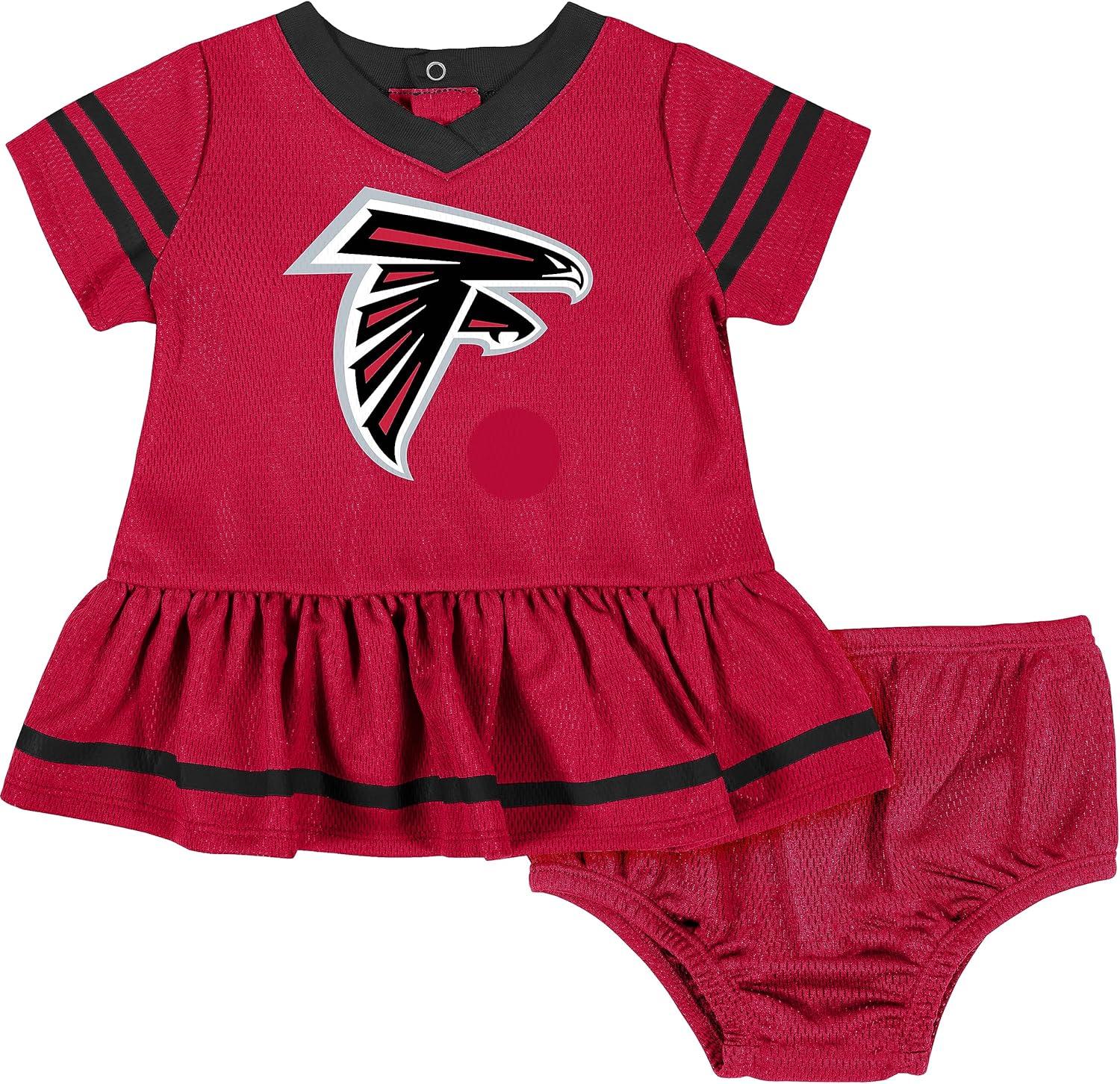 imageGerber Girls NFL Team Jersey Dress and Diaper CoverTeam Color