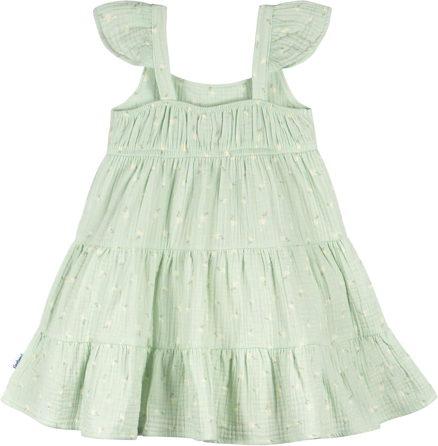 imageGerber Girls Toddler Sleeveless Gauze DressPick a Daisy