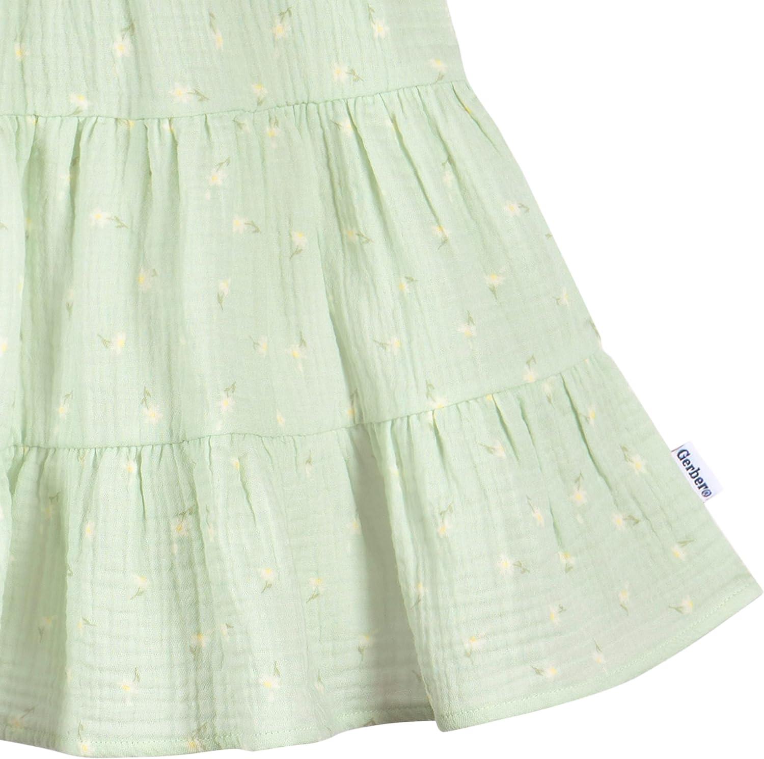 imageGerber Girls Toddler Sleeveless Gauze DressPick a Daisy