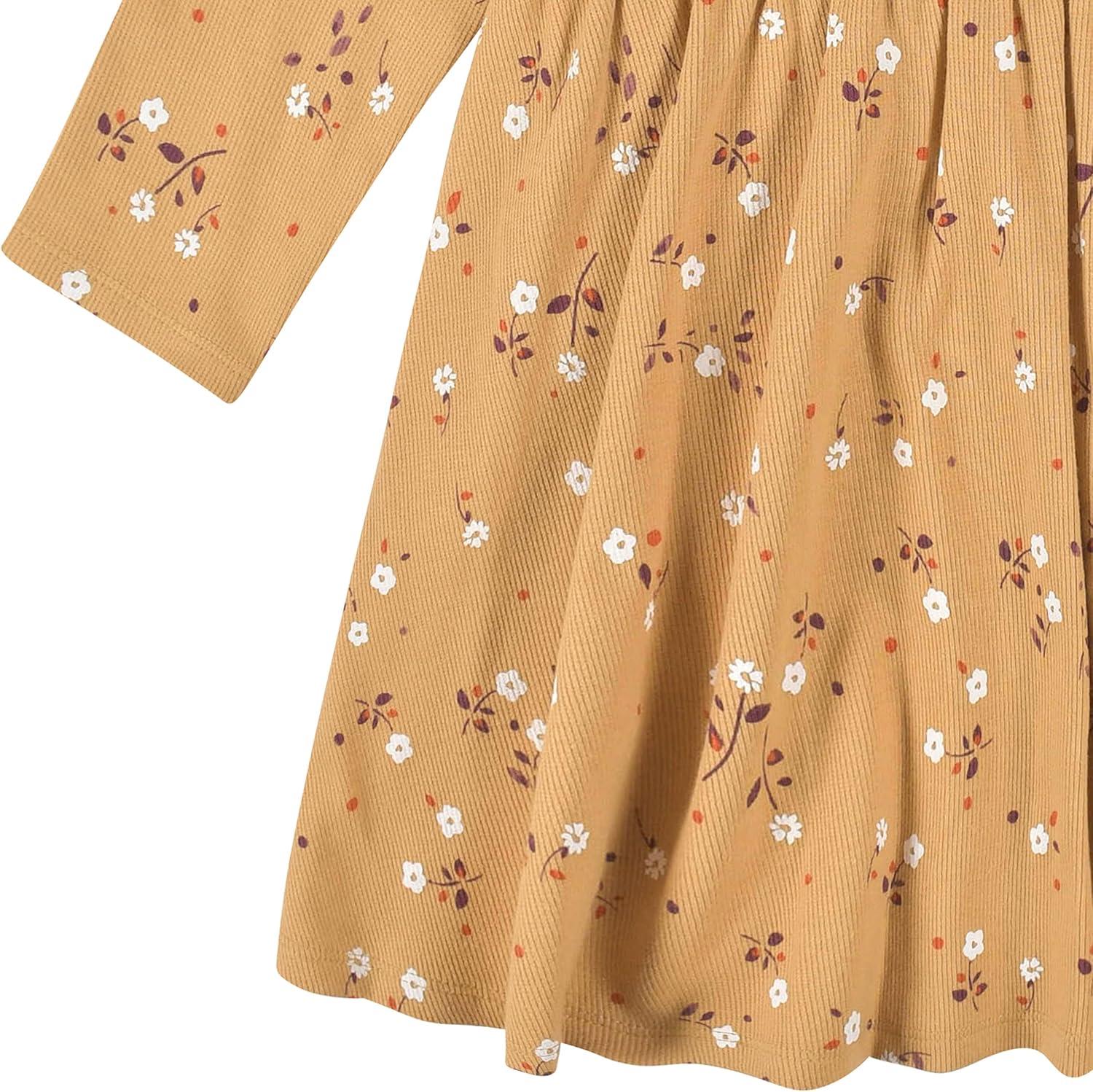 imageGerber babygirls Toddler 2pack Long Sleeve DressesDark Floral