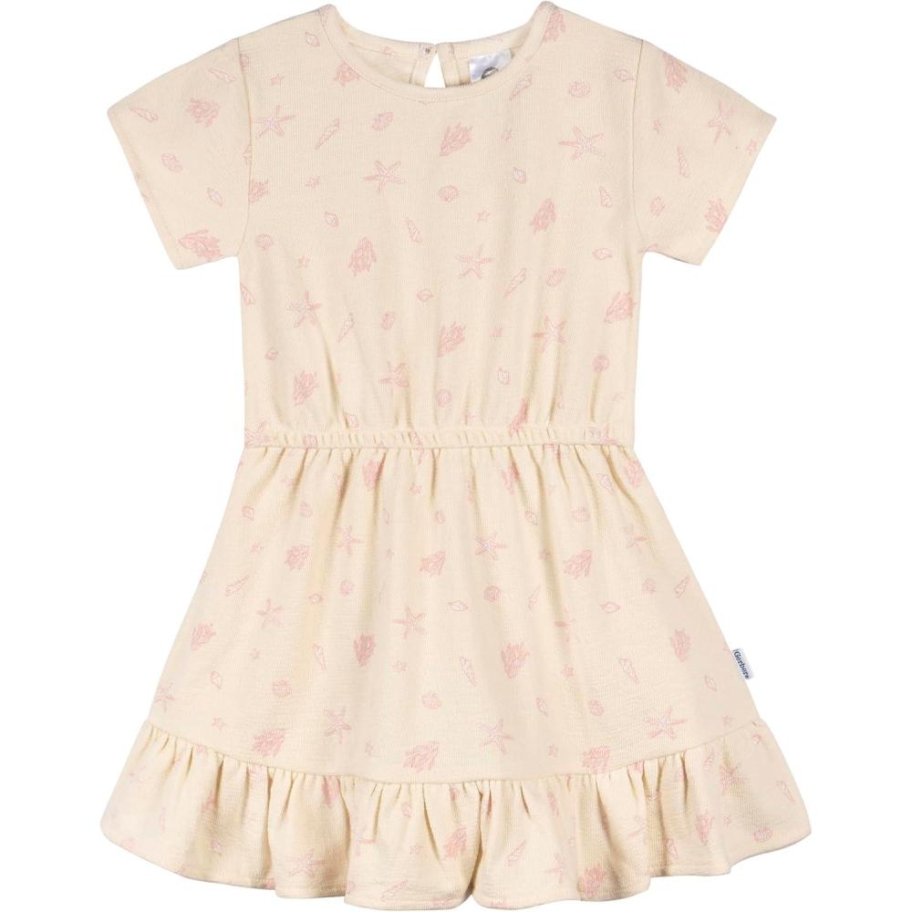 imageGerber Baby Girls Toddler ShortSleeve DressSeashells