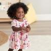 imageGerber babygirls 3piece Dress Diaper Cover and Headband SetFloral