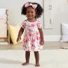 imageGerber babygirls 3piece Dress Diaper Cover and Headband SetFloral