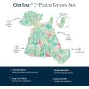 imageGerber babygirls 3piece Sundress Diaper Cover and Hat SetFlamingo