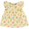 imageGerber babygirls Cotton Dress and Diaper Cover SetFruit