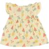 imageGerber babygirls Cotton Dress and Diaper Cover SetFruit