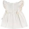 imageGerber babygirls Cotton Dress and Diaper Cover SetIvory