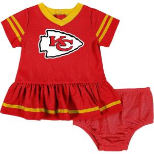 imageGerber Girls NFL Team Jersey Dress and Diaper CoverRed