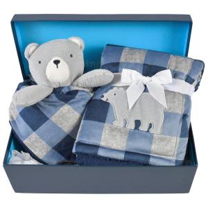 imageGerber Unisex Baby 2Piece Blanket Gift Set Bear One SizeBear