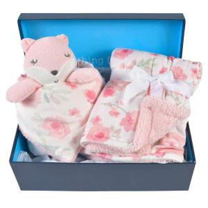 imageGerber Unisex Baby 2Piece Blanket Gift Set Bear One SizeFox