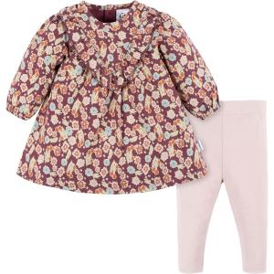 imageGerber babygirls Baby Girls 2piece Dress ampamp Legging SetFloral