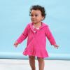 imageBaby ampamp Toddler Girls Pink Zipper Hoodie Terry CoverupPink