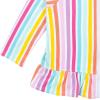 imageBaby ampamp Toddler Girls Pink Zipper Hoodie Terry CoverupRainbow