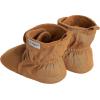 imageGerber Baby Fleece Lined Wrap Fasten Non Skid Soft Slipper BootiesBrown