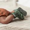 imageGerber Baby Fleece Lined Wrap Fasten Non Skid Soft Slipper BootiesGreen Camo