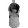 imageGerber Baby Fleece Lined Wrap Fasten Non Skid Soft Slipper BootiesGrey Heather