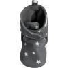 imageGerber Baby Fleece Lined Wrap Fasten Non Skid Soft Slipper BootiesGrey Star