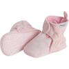 imageGerber Baby Fleece Lined Wrap Fasten Non Skid Soft Slipper BootiesPink