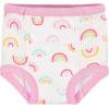 imageGerber Baby Girls Infant Toddler 4 Pack Potty Training Pants UnderwearRainbow Turquoise and Pink