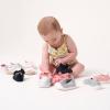 imageGerber Baby Girls Newborn Infant Girls Ballet Crib ShoeBlack Bow