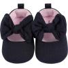 imageGerber Baby Girls Newborn Infant Girls Ballet Crib ShoeBlack Bow