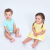 imageGerber Baby Girls Toddler 2Pack Short Sleeve Cotton DressesYellow Floral