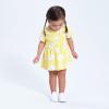 imageGerber Baby Girls Toddler 2Pack Short Sleeve Cotton DressesYellow Floral