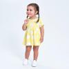 imageGerber Baby Girls Toddler 2Pack Short Sleeve Cotton DressesYellow Floral