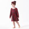imageGerber Baby Girls Toddler Buttery Soft Long Sleeve Twirl Dress with Viscose Made from EucalyptusPlaid About You