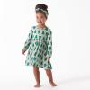 imageGerber Baby Girls Toddler Buttery Soft Long Sleeve Twirl Dress with Viscose Made from EucalyptusSpruce