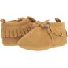 imageGerber BabyGirls Moccasins Crib Shoes Newborn Infant Neutral BoysTaupe Fringe