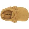 imageGerber BabyGirls Moccasins Crib Shoes Newborn Infant Neutral BoysTaupe Fringe