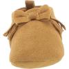 imageGerber BabyGirls Moccasins Crib Shoes Newborn Infant Neutral BoysTaupe Fringe