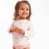 imageGerber Girls Baby Toddler Long Sleeved Rashguard Swim Bathing Suit SetPink Shells