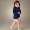 imageGerber Girls Toddler Hooded Kangaroo Pocket Terry Cover UpNavy