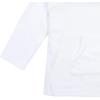 imageGerber Girls Toddler Hooded Kangaroo Pocket Terry Cover UpWhite