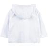 imageGerber Girls Toddler Hooded Kangaroo Pocket Terry Cover UpWhite